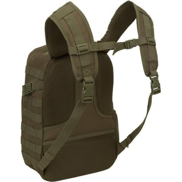 Tactical Backpack Olive Green MOLLE Daypack Hiking Travel Outdoor Gear Bag - Picture 3 of 7